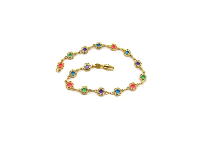 Gold Plated | Gemstone Anklets